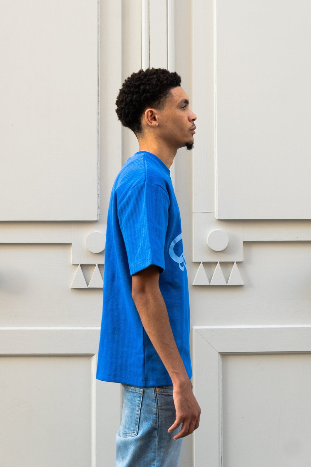 Waffle Knit Logo Tee - Douzième Cercle