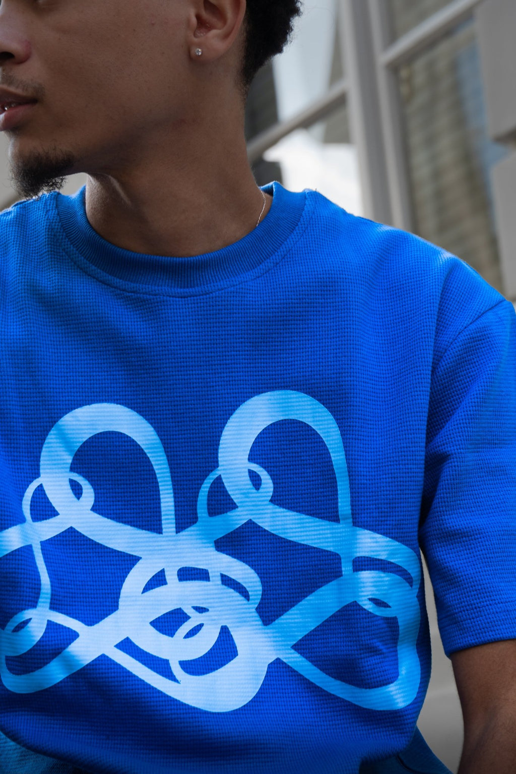 Waffle Knit Logo Tee - Douzième Cercle