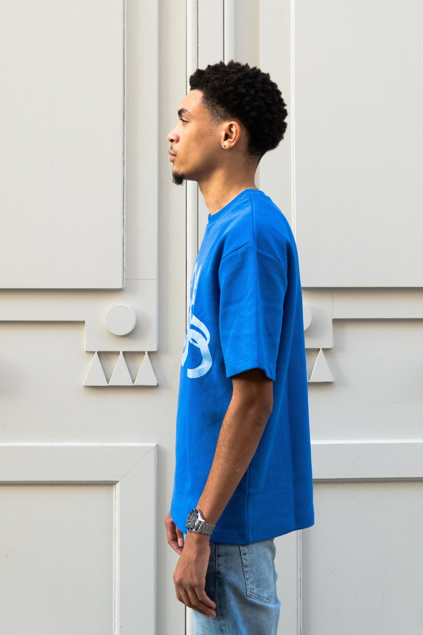 Waffle Knit Logo Tee - Douzième Cercle